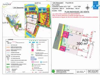 Vente Terrain 390 m&sup2;Saint-Avé