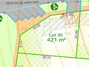 Vente de terrain