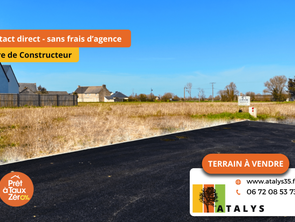 Vente Terrain 401 m&sup2;Saint-Benoît-des-Ondes