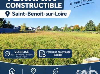 Vente Terrain 668 m&sup2;Saint-Benoît-sur-Loire