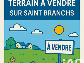 Vente Terrain 594 m&sup2;Saint-Branchs