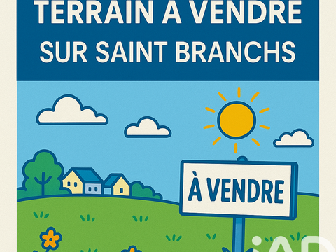 Vente de terrain Saint-Branchs 37