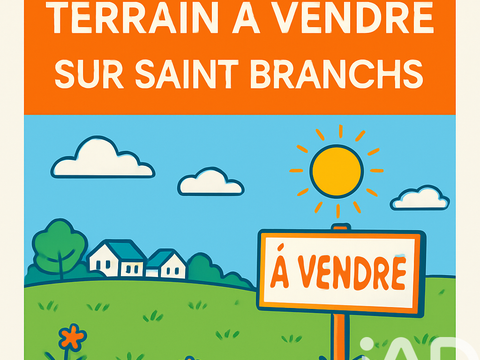 Vente de terrain Saint-Branchs 37