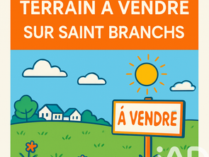 Vente Terrain 744 m&sup2;Saint-Branchs