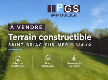 Vente Terrain 433 m&sup2;Saint-Briac-sur-Mer