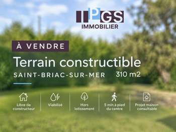 Vente Terrain 310 m&sup2;Saint-Briac-sur-Mer