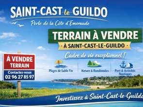 Vente Terrain 770 m&sup2;Saint-Cast-le-Guildo