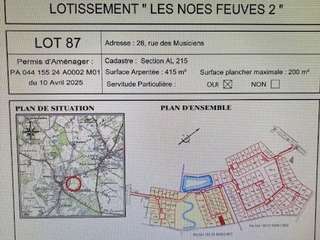 Vente de terrain