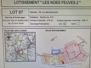 Vente de terrain