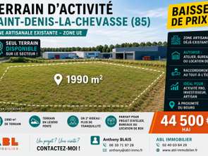 Vente Terrain 1990 m&sup2;Saint-Denis-la-Chevasse