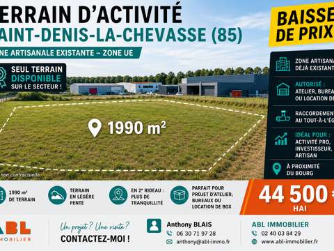 Vente de terrain Saint-Denis-la-Chevasse 85