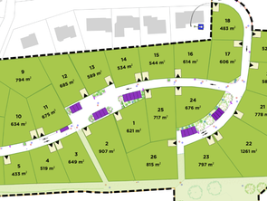 Vente Terrain 1261 m&sup2;Saint-Georges-Buttavent