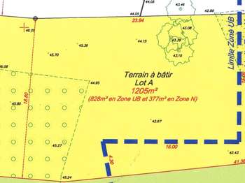 Vente de terrain