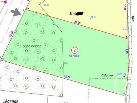 Vente de terrain