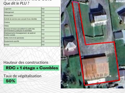 Vente de terrain 2 pièces