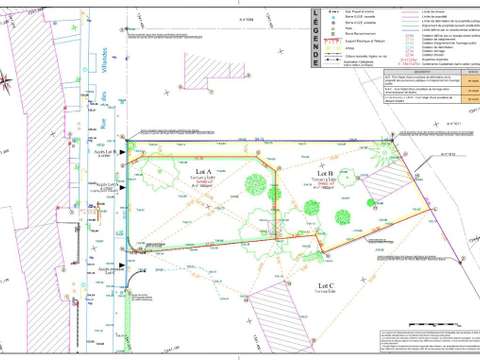 Vente de terrain