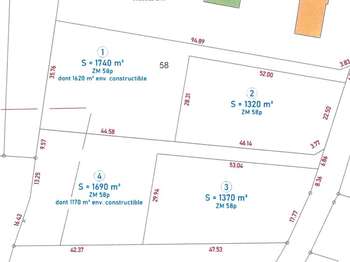 Vente Terrain 1370 m&sup2;Saint-Gravé