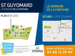 Vente Terrain 867 m&sup2;Saint-Guyomard