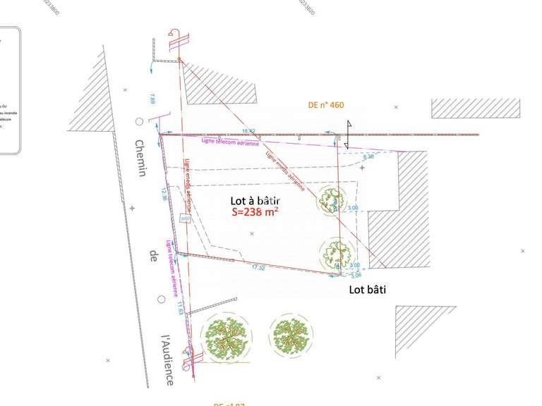 Vente de terrain