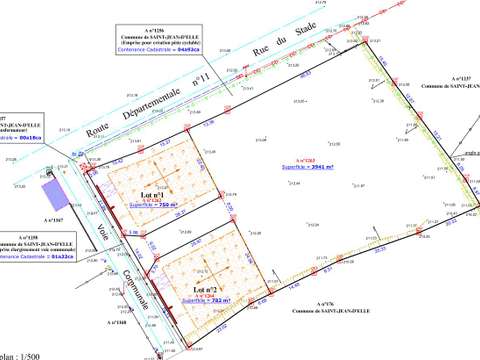 Vente de terrain Saint-Jean-d'Elle 50