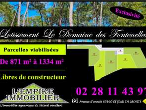 Vente Terrain 1137 m&sup2;Saint-Jean-de-Monts