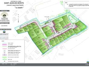 Vente Terrain 726 m&sup2;Saint-Jean-De-Monts Périphérie