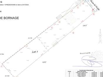 Vente Terrain 3386 m&sup2;Saint-Julien-l'Ars