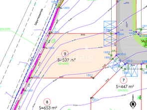 Vente Terrain 509 m&sup2;Saint-Lô