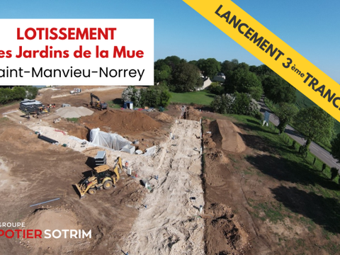 Vente de terrain Saint-Manvieu-Norrey 14