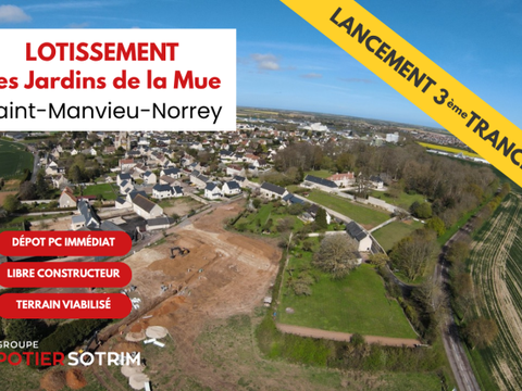 Vente de terrain Saint-Manvieu-Norrey 14