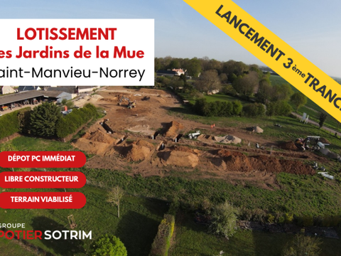 Vente de terrain Saint-Manvieu-Norrey 14