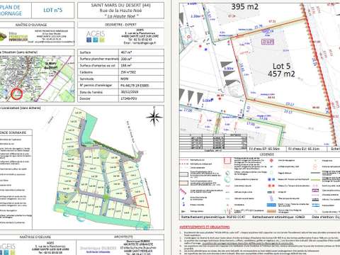 Vente de terrain Saint-Mars-du-Désert 44