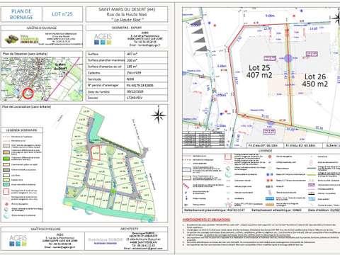 Vente de terrain Saint-Mars-du-Désert 44
