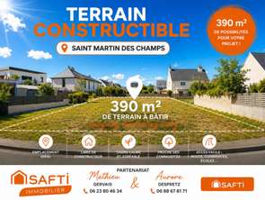 Vente Terrain 390 m&sup2;Saint-Martin-des-Champs