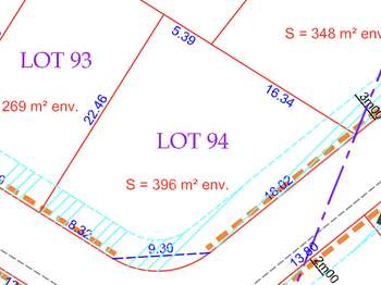 Vente Terrain 396 m&sup2;Saint-Martin-Des-Champs
