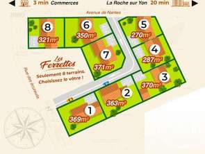 Vente Terrain 287 m&sup2;Saint-Mathurin