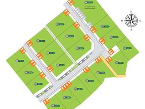 Vente Terrain 485 m&sup2;Saint-Méen-le-Grand