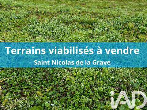 Vente de terrain Saint-Nicolas-de-la-Grave 82