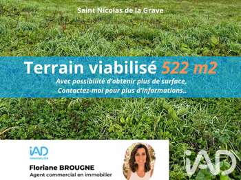 Vente Terrain 522 m&sup2;Saint-Nicolas-de-la-Grave