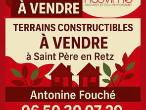 Vente Terrain 321 m&sup2;Saint-Père-en-Retz