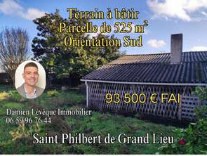 Vente Terrain 525 m&sup2;Saint-Philbert-de-Grand-Lieu