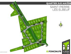 Vente Terrain 878 m&sup2;Saint-Pierre-lès-Elbeuf