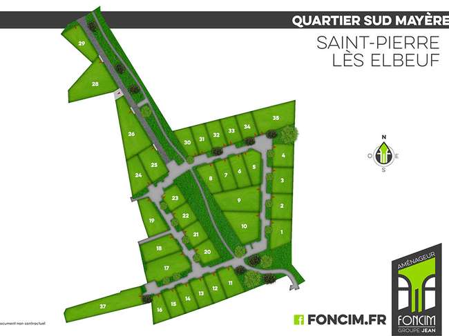 Terrain 878 m² · à Saint-Pierre-lès-Elbeuf · 878 m² · 69 000 €
