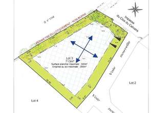 Vente Terrain 713 m&sup2;Saint-Quay-Portrieux