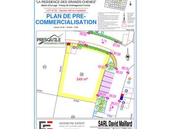 Vente de terrain