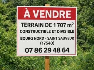 Vente de terrain