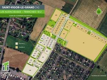 Vente Terrain 396 m&sup2;Saint-Vigor-le-Grand