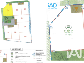 Vente Terrain 504 m&sup2;Sainte-Marie