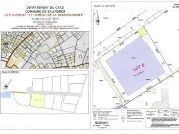 Vente Terrain 1423 m&sup2;Salindres