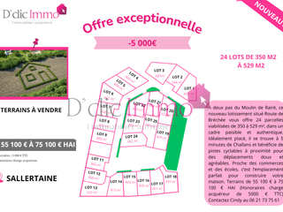 Vente de terrain